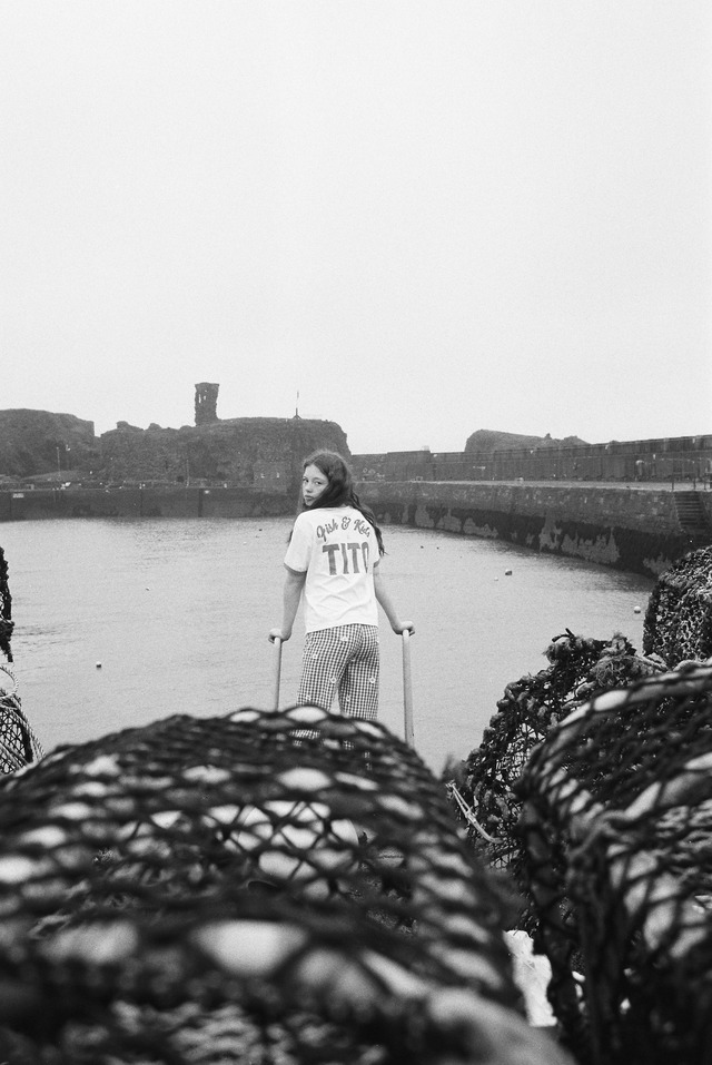 《即納》FISH&KIDS / CONTRAST COLOR T-SHIRT