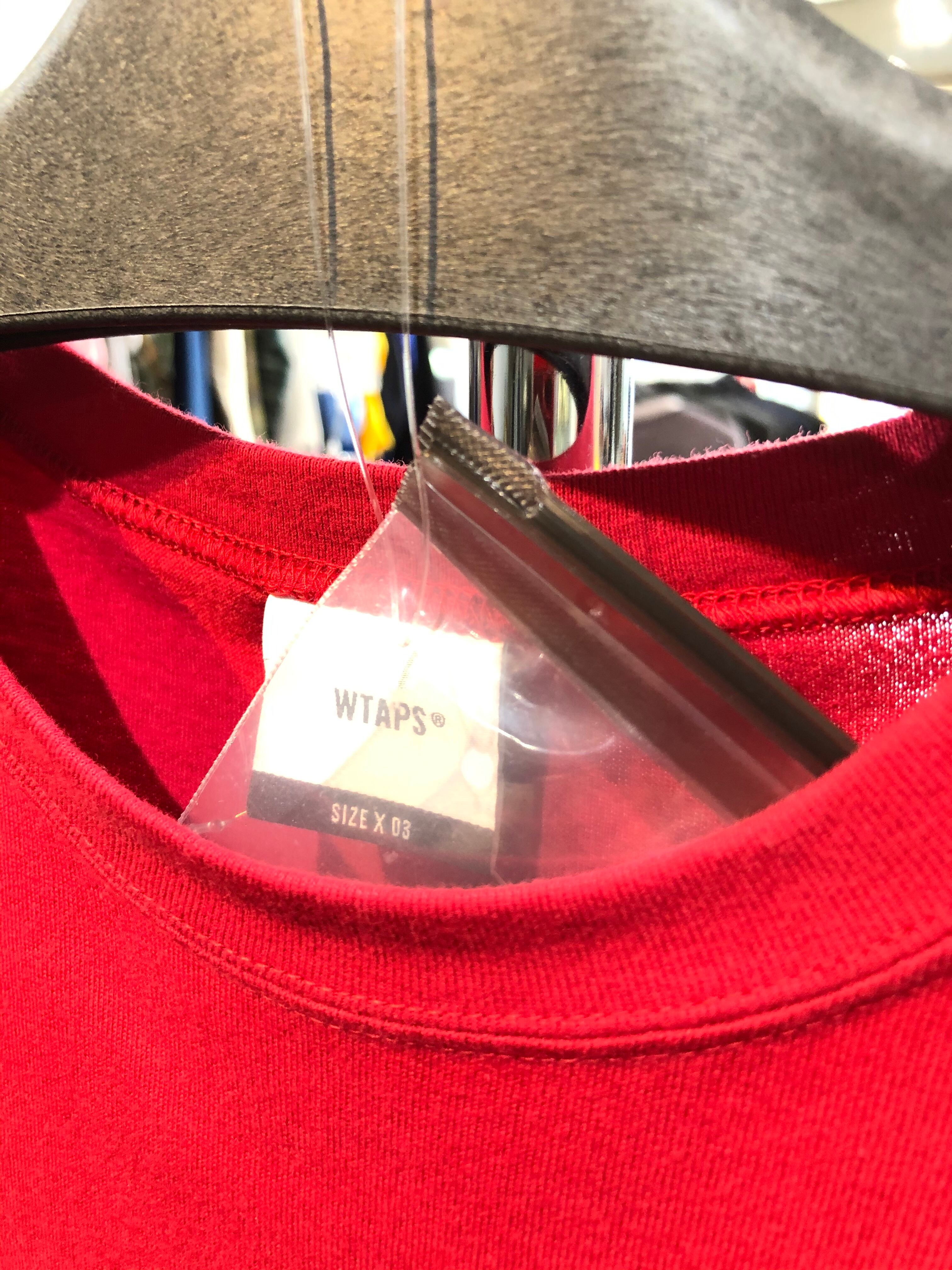 wtaps blank hooded 新品未使用 RED LARGE