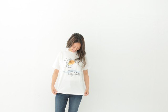【子供用】ビーチデザインTシャツ