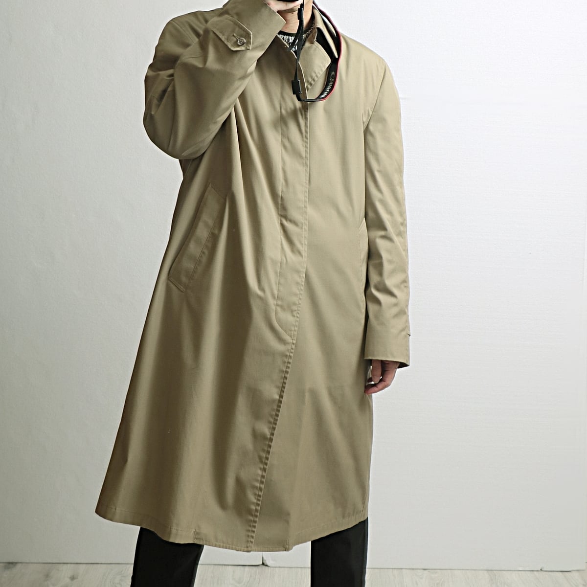 80s~ LONDON FOG ロンドンフォグ ライナー付き シングルブレスト バルカマーンコート 古着 used | khaki select  clothing powered by BASE