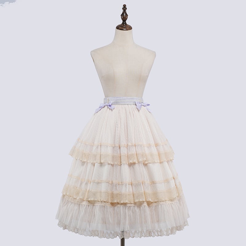 リボンミルフィーユ スカート（ロング） | HoshibakoWorks