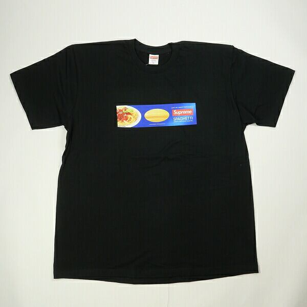 Size【XL】 SUPREME シュプリーム 21AW Spaghetti Tee Tシャツ 黒