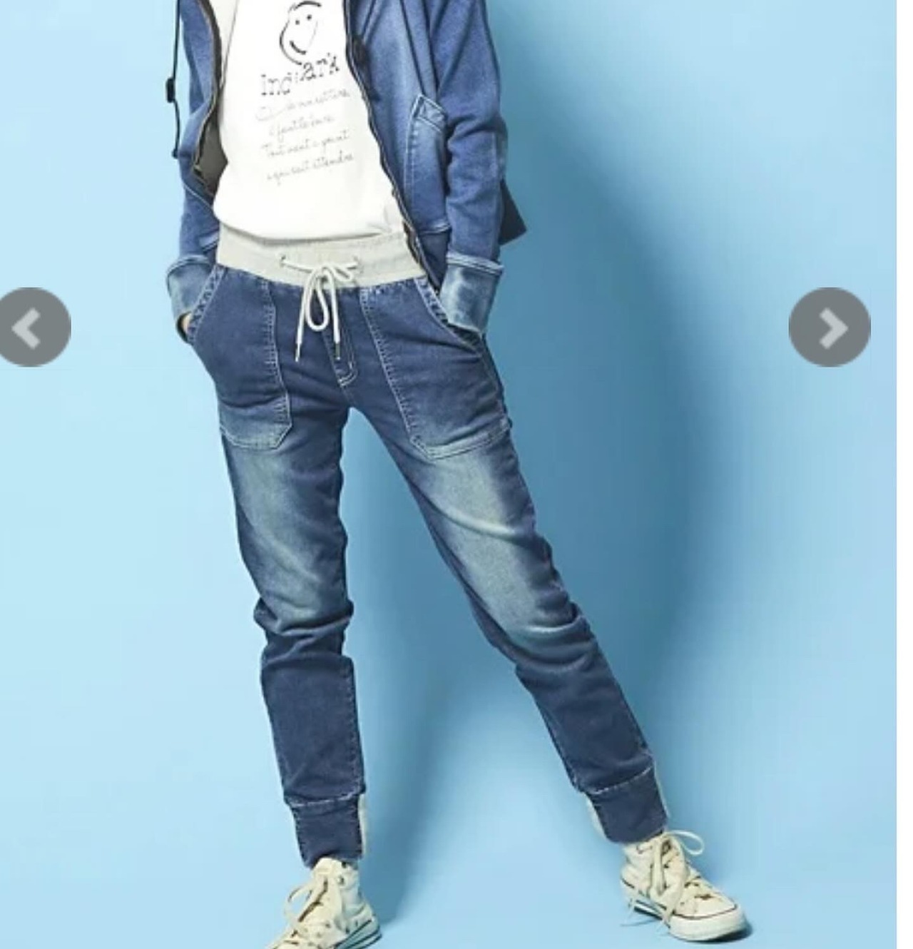 インディマークINDIMARK　配色ジョグパンツ