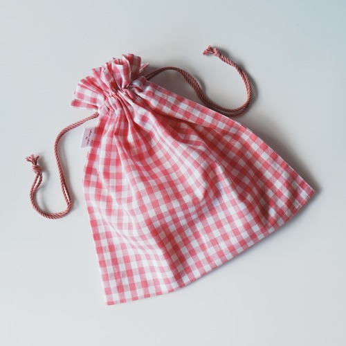 Inner Bag Medium / Flamingo Gingham [Limited]