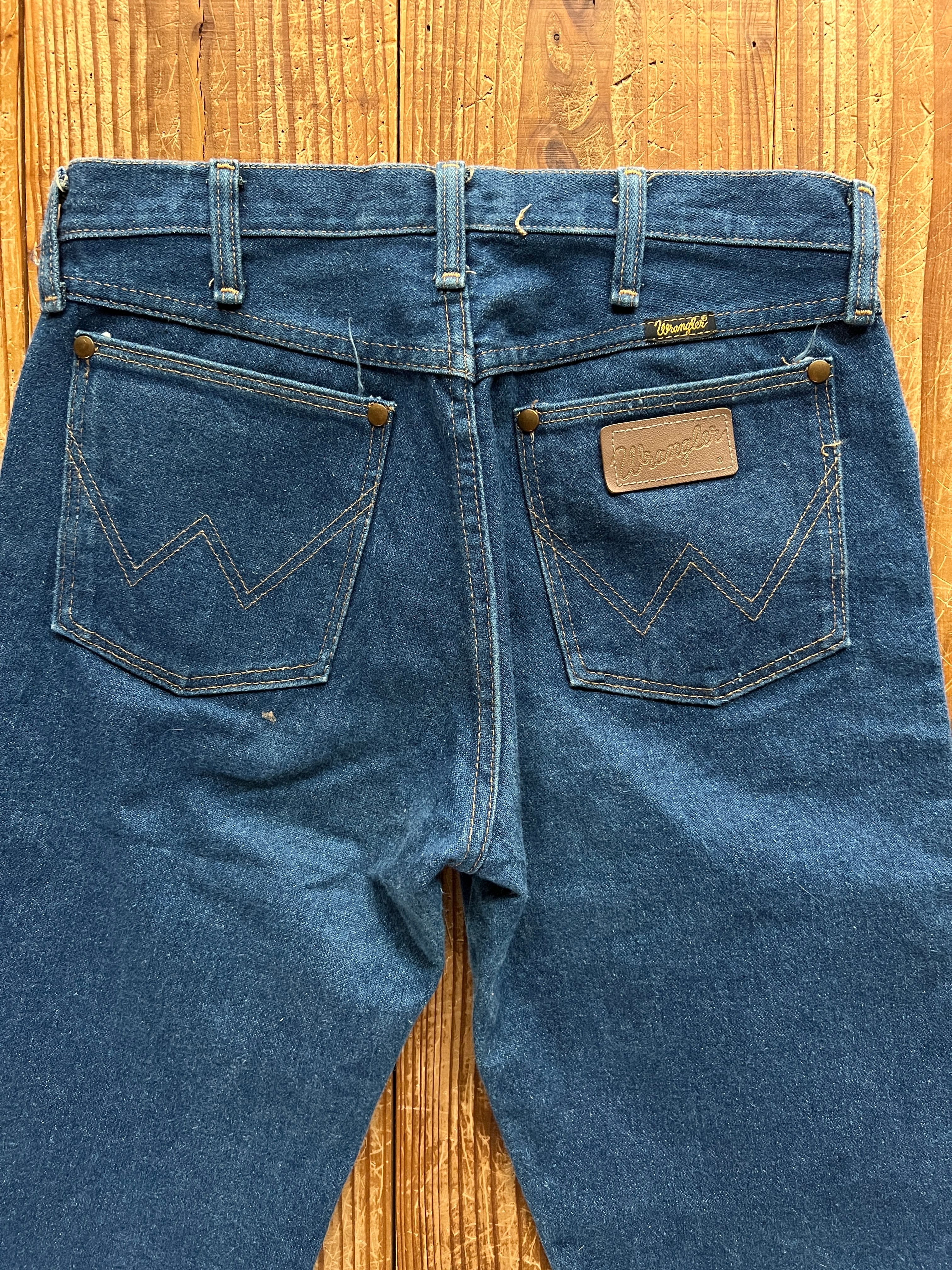 80's〜 Wrangler 13MWZ デニムパンツ  濃紺 実寸(31×29) USA製
