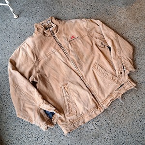 "boro" 企業刺繡 ダックワークジャケット used [412011]