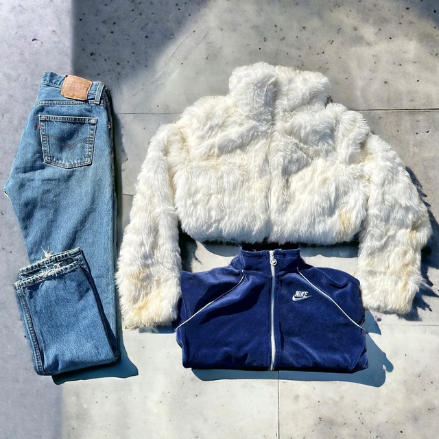 【LADIES' 】NIKE velours parker