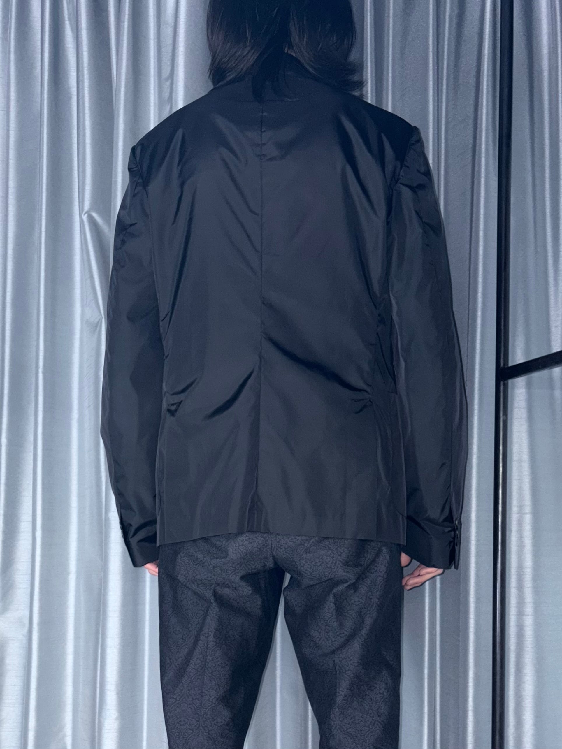 PRADA SPORT black nylon tailored jacket | NOIR ONLINE PRADA SPORT black nylon tailored jacket | NOIR ONLINE