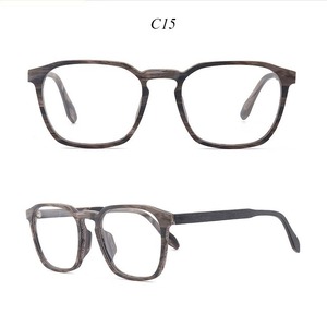 Wood Grain Thin Frame Glasses -wellington- / ウッド グレイン シン フレーム メガネ -ウェリントン-　