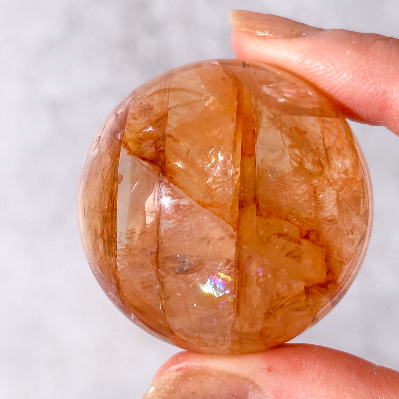 ファイヤークォーツ・ゴールデンヒーラー スフィア