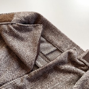 Tweed velcro pants (brown)