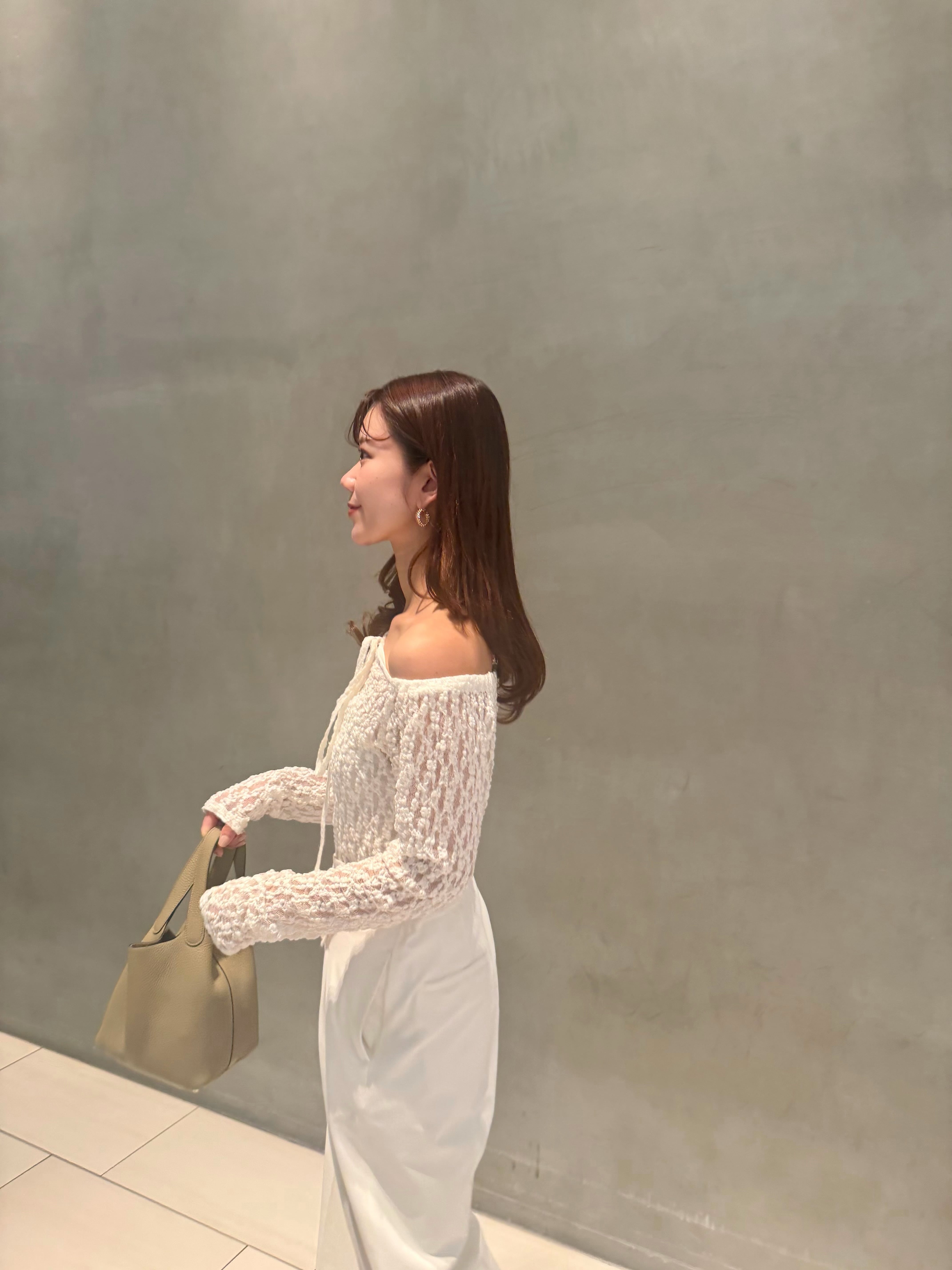 予約】lace pullover / white (6月上旬発送予定) | HYEON