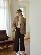 Mont-Blanc Wool Nep Tailored Jacket F0855