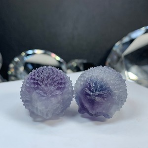 7.可愛いフローライトハリネズミさん☆ペアセット