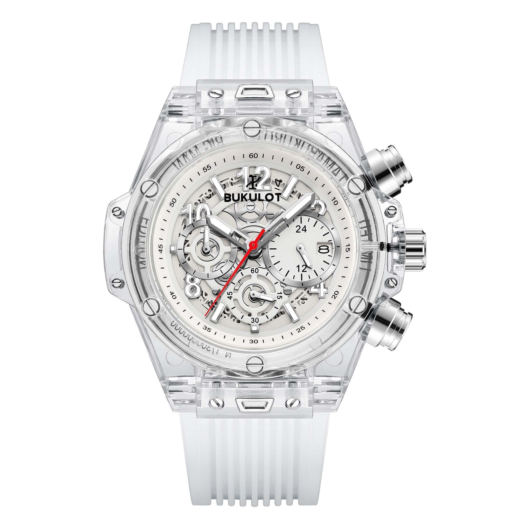 【TAMABUKULOT】CHRONOGRAPH WATCH WHITE ホワイト