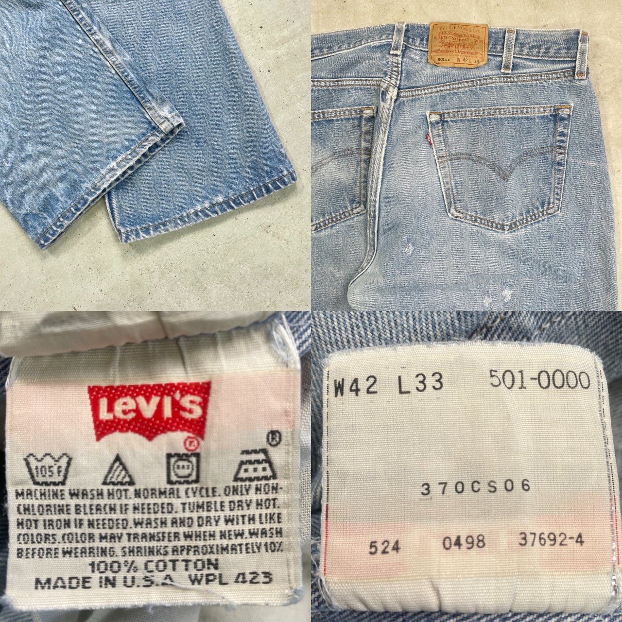 90s USA製 濃紺 リーバイス 501xx W42 L33 【公式通販】