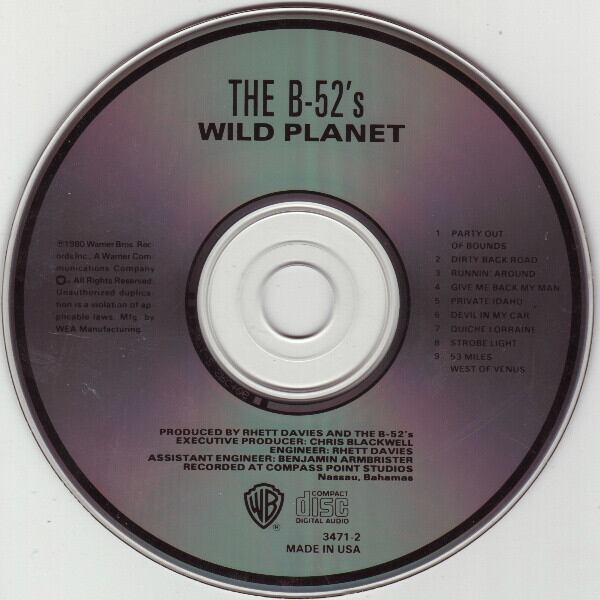 the B-52'S/WILD PLANET | RECORD SHOP CONQUEST/レコードショップコン