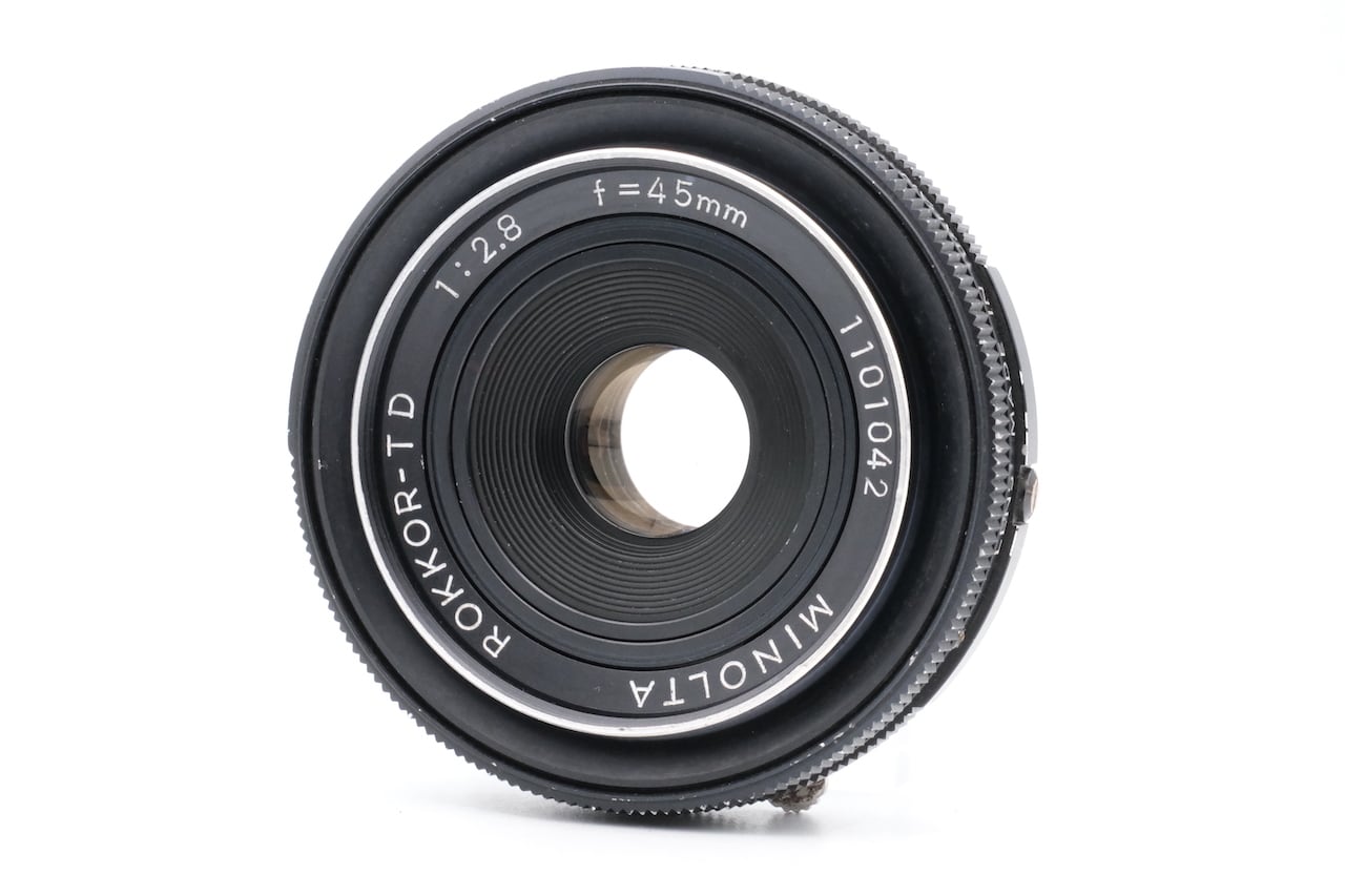 【美品】MD ROKKOR-X 45mm F2 希少 優良品 MINOLTA MD ROKKOR-X 45mm F2