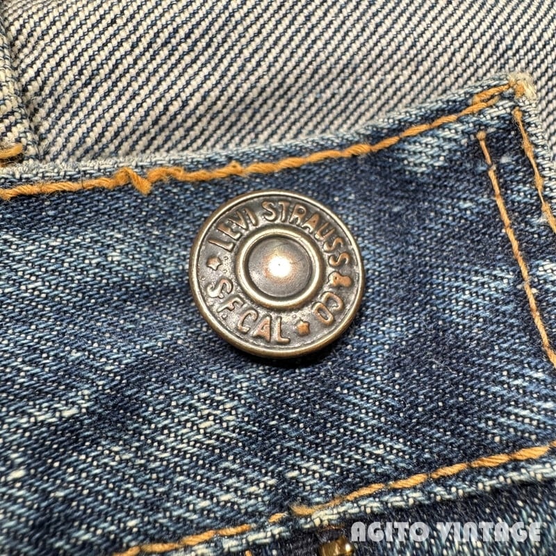 60's~ LEVI'S リーバイス 505 デニム Big E 耳付き 刻印8