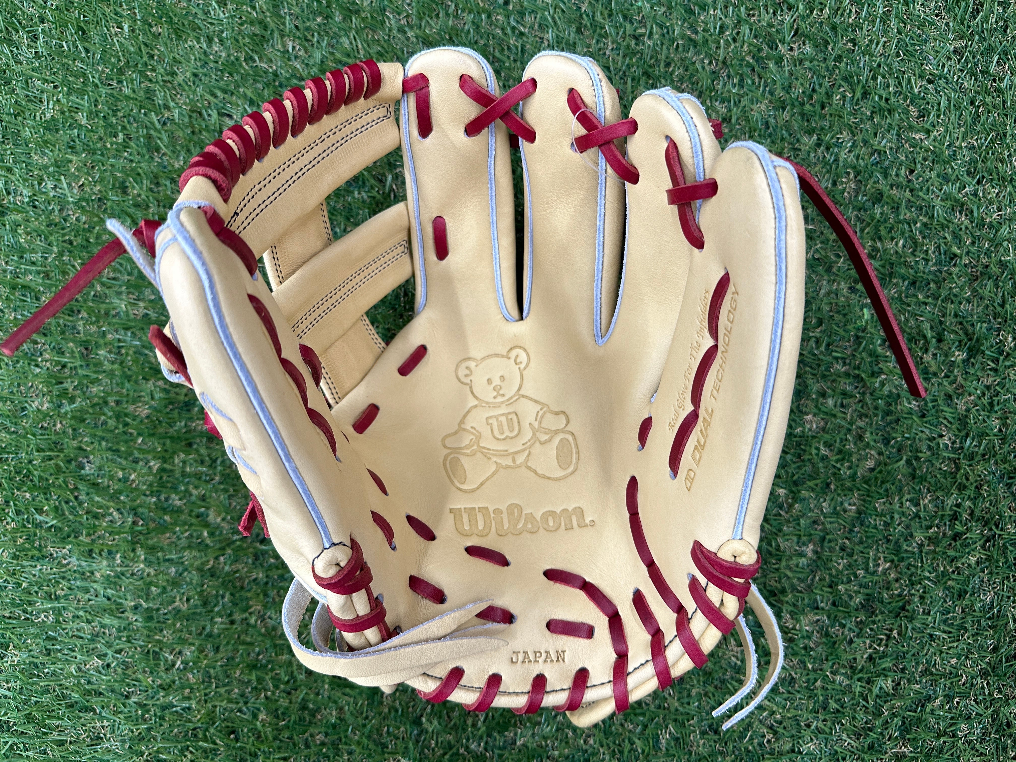 Worldpegasus 硬式軟式兼用グラブ　D・Mモデル　右投　白×赤　新品 Worldpegasus 硬式軟式兼用グラブ D・Mモデル 右投 白×赤 新品