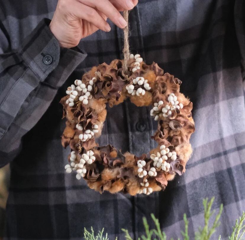 ブラウンコットンリース | sphere