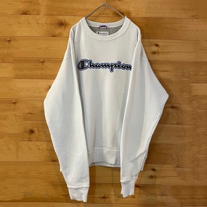 【champion】ブランドロゴ スウェット トレーナー チャンピオン US古着