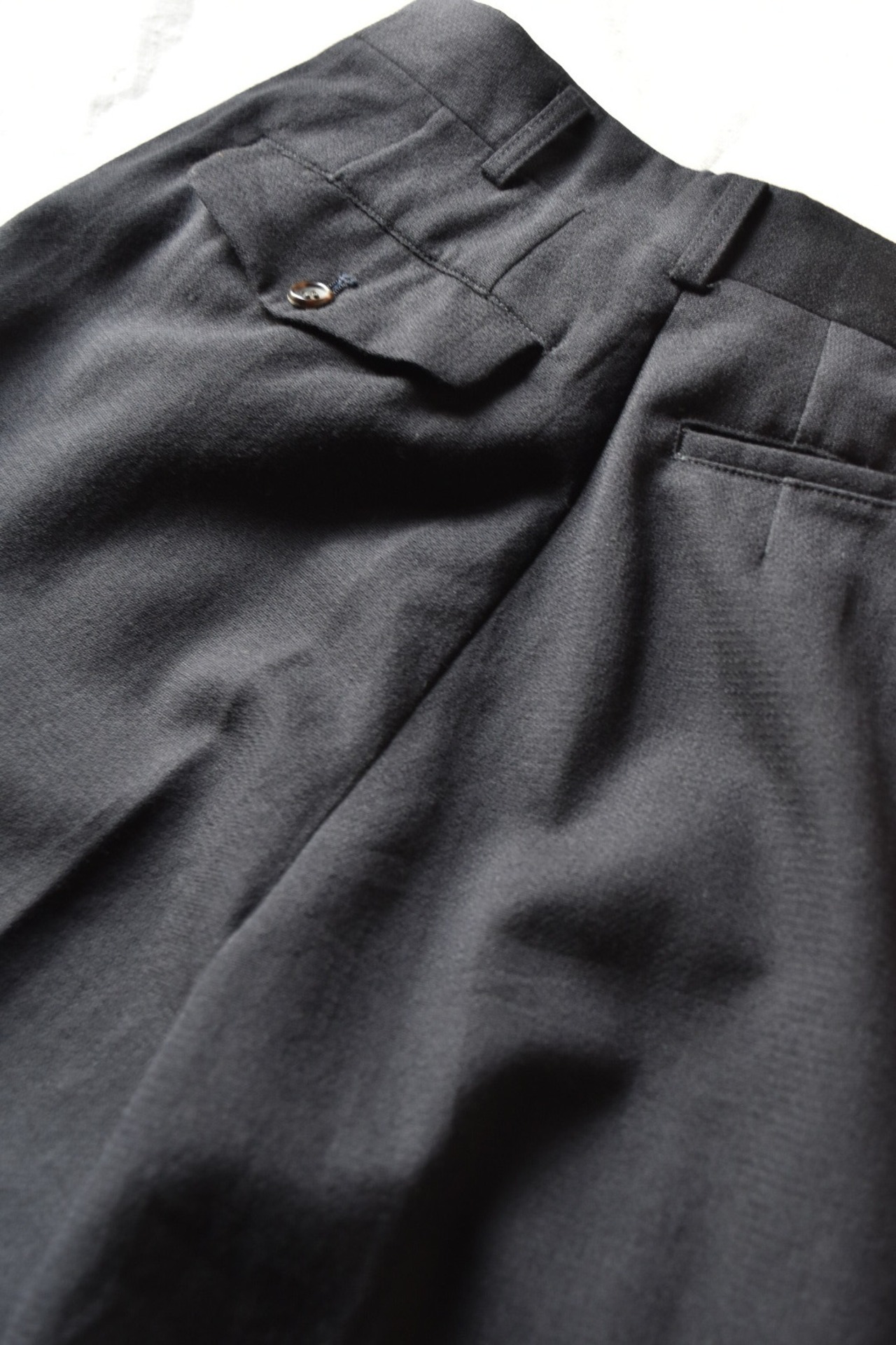 "COMME DES GARCONS HOMME" "田中オム" black slacks