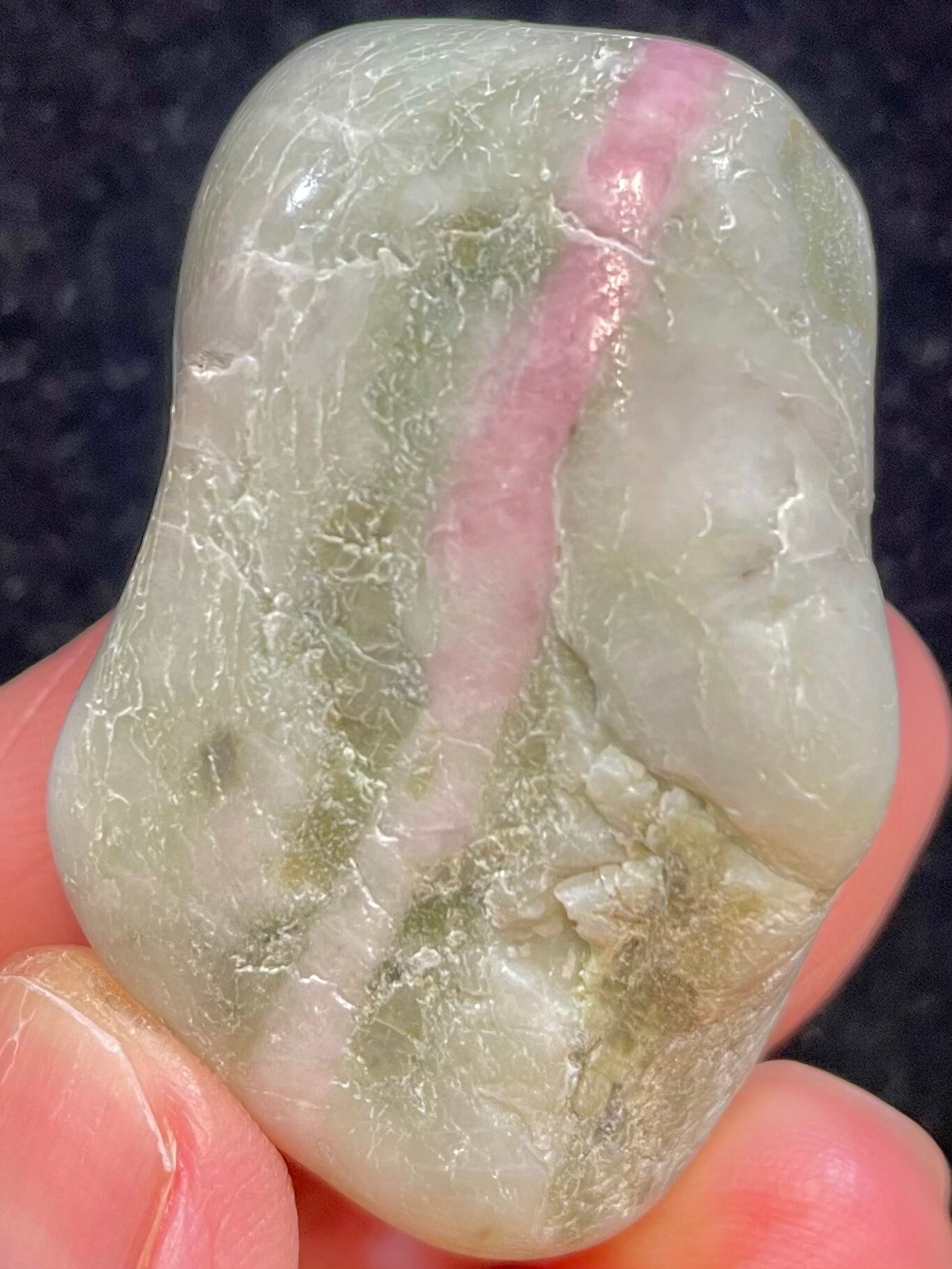 11) New!マウントシャスタ「ピンク・スーパーボルテックス」ストーン