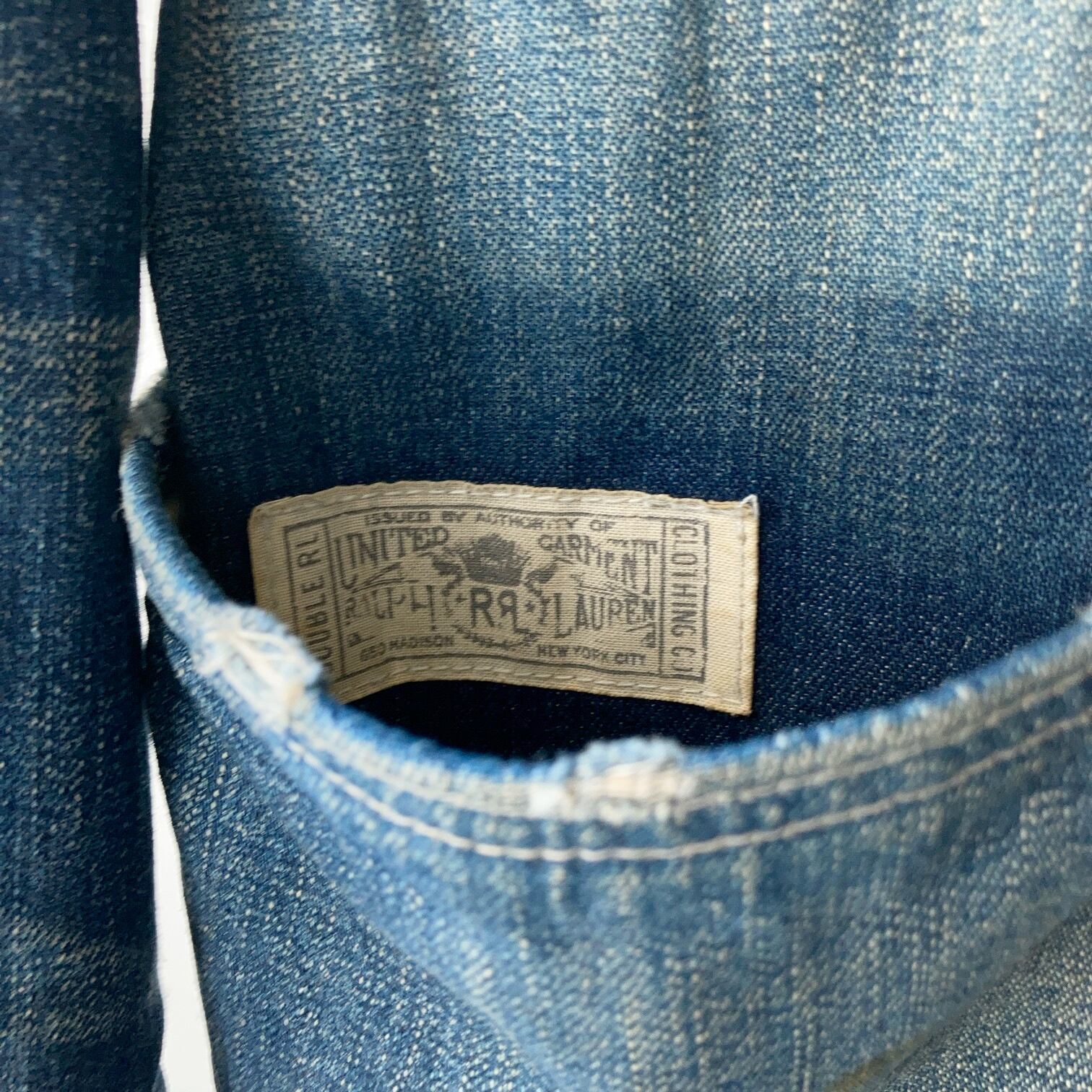 RRL デニムカバーオールジャケット Ralph Lauren【TA040901SA RRL デニムカバーオールジャケット Ralph Lauren【TA040901SA