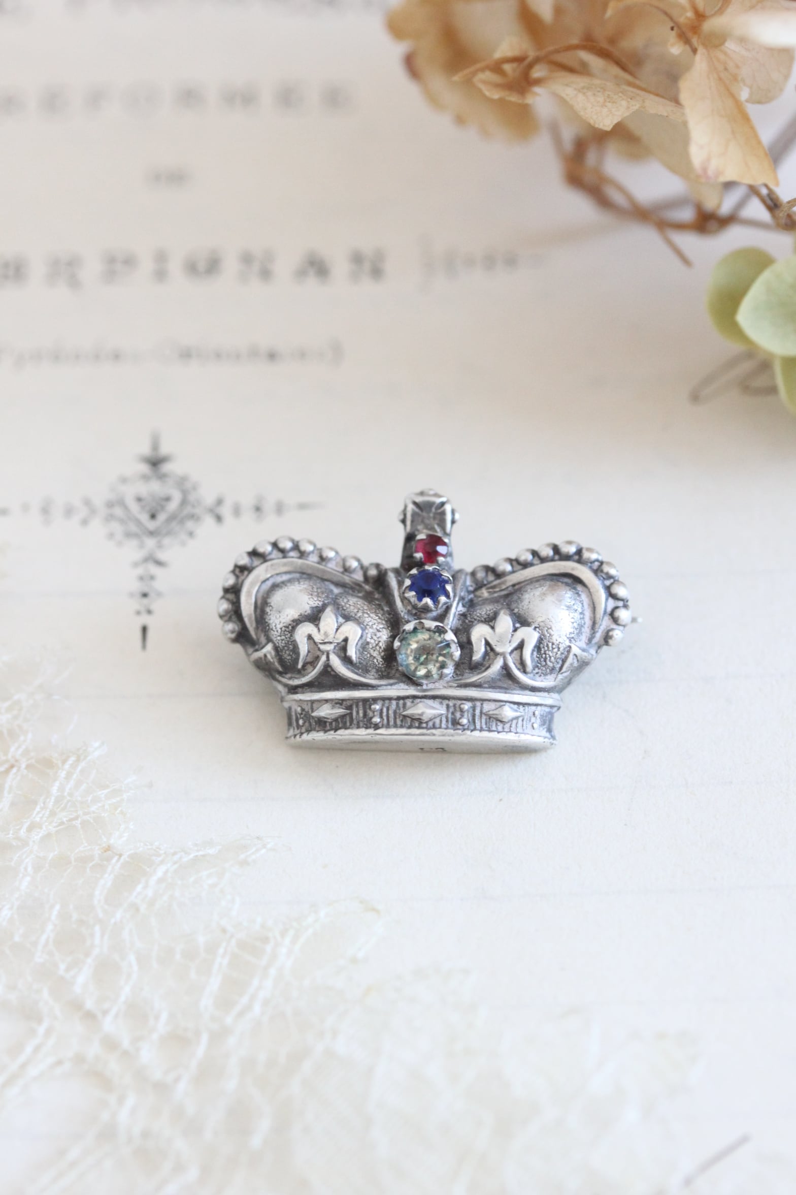 シルバー 王冠ブローチ | Milfy(ミルフィ)