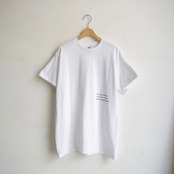 one f NUTS Tee White × Black