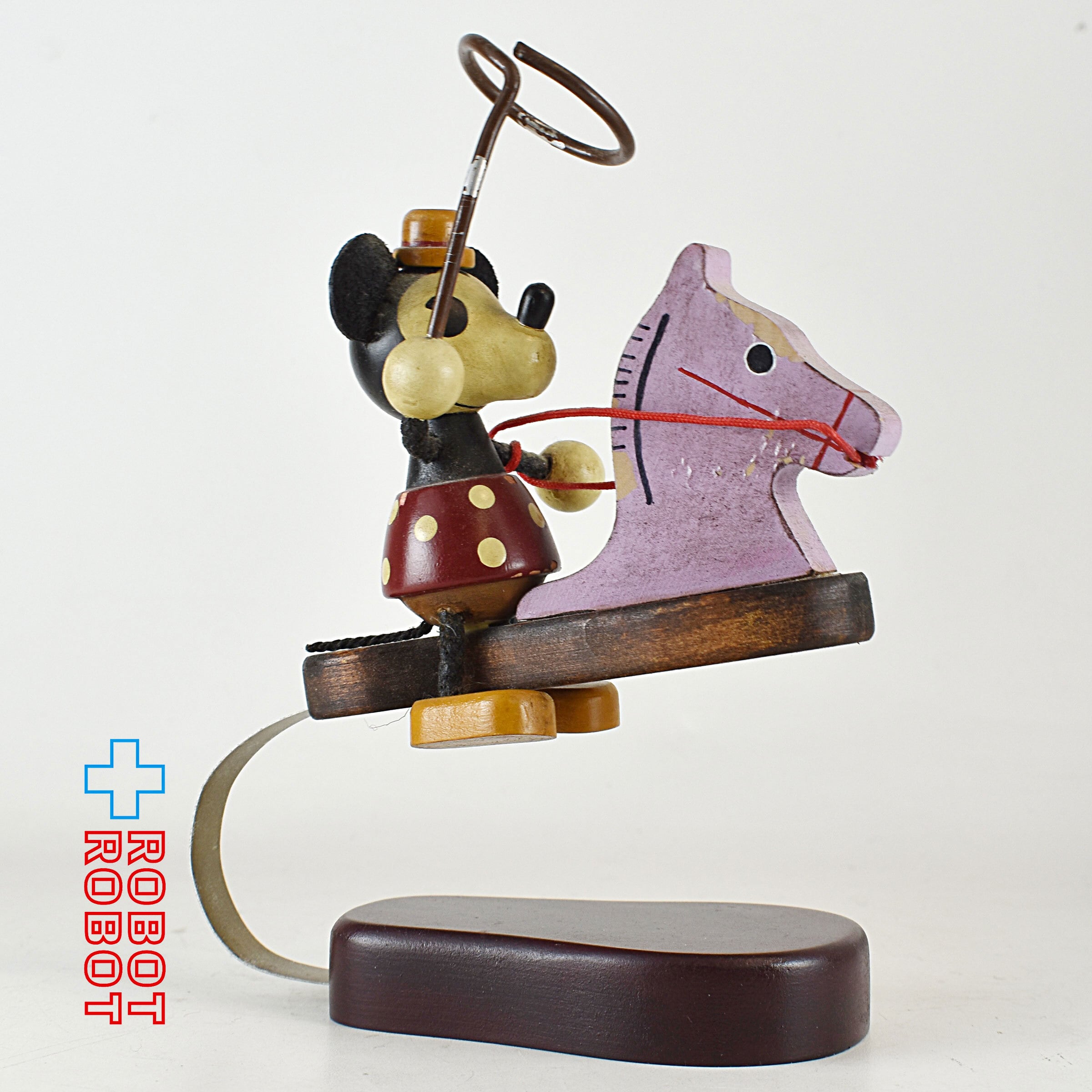ヤングエポック ディズニー ミニーマウス ウッデンギミックトイ 箱入