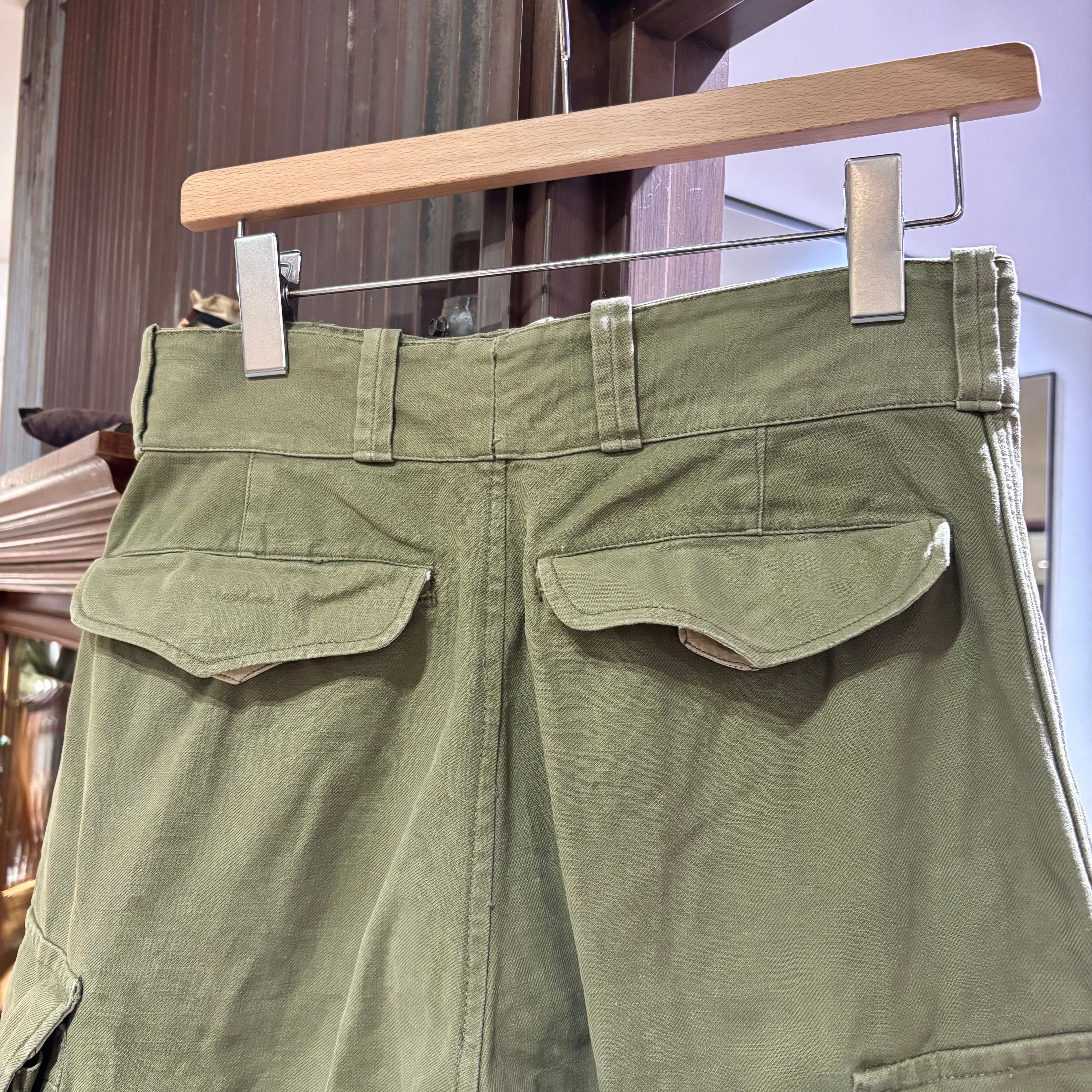 1954 FRENCH ARMY M47 TROUSERS EARLY TYPE | STRAYSHEEP ONLINE