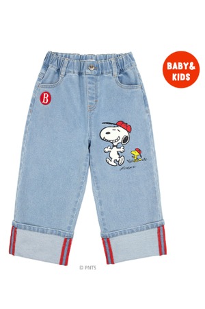 [BEBE DE PINO] Snoopy straight fit denim pants 正規品 韓国ブランド 韓国ファッション 韓国代行 韓国通販 ベベドピノ bebedepino 日本 店舗 韓国 子供服
