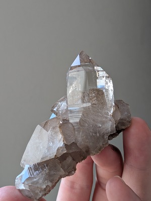 ヒマラヤ水晶・スモーキークォーツ ⭓ 原石クラスター ⭔ インド・マニハール産