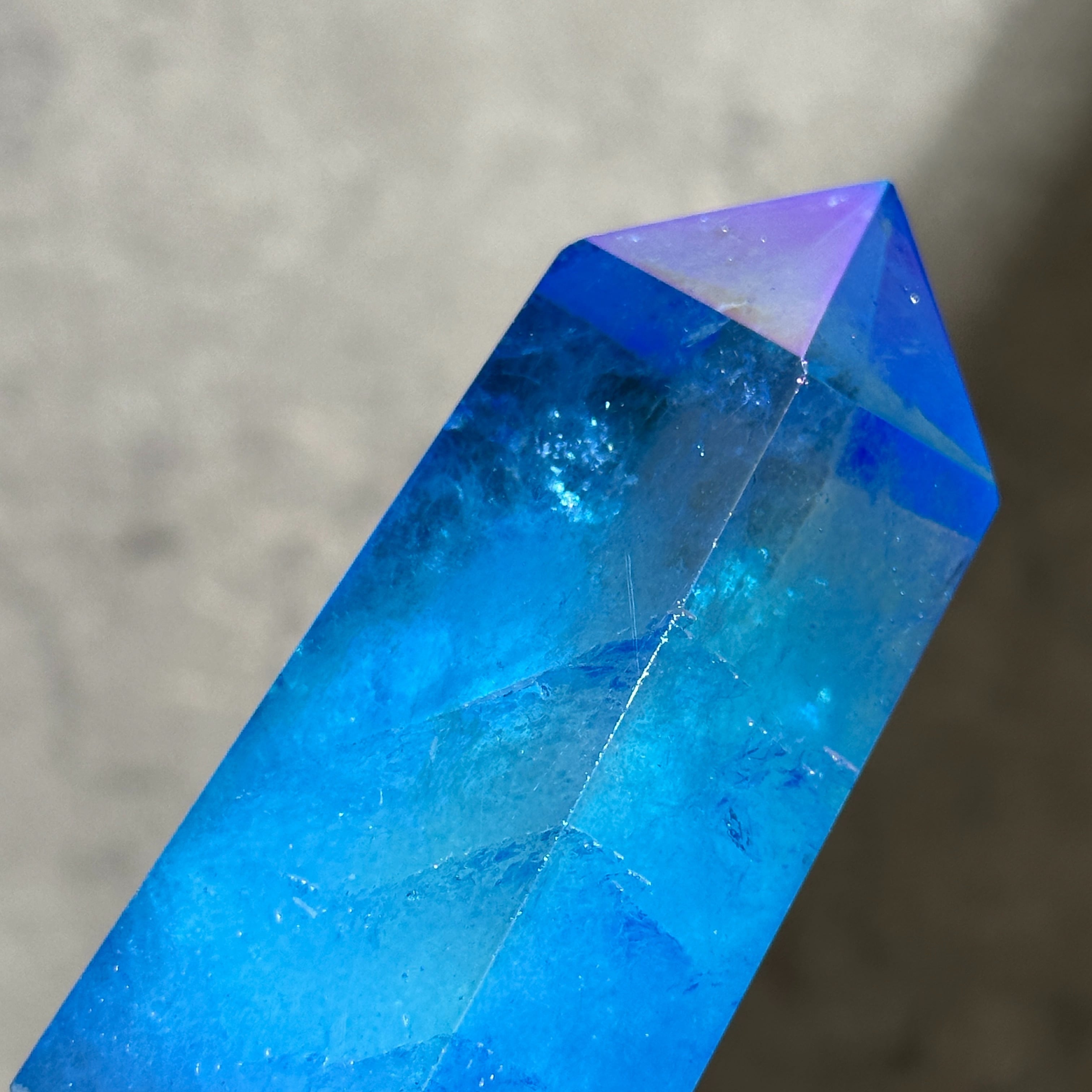 ブルーオーラクォーツ タワー03✧ Blue Aura Quartz ✧天然石・鉱物