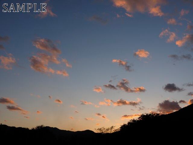 夕景　京都大原　JPEG