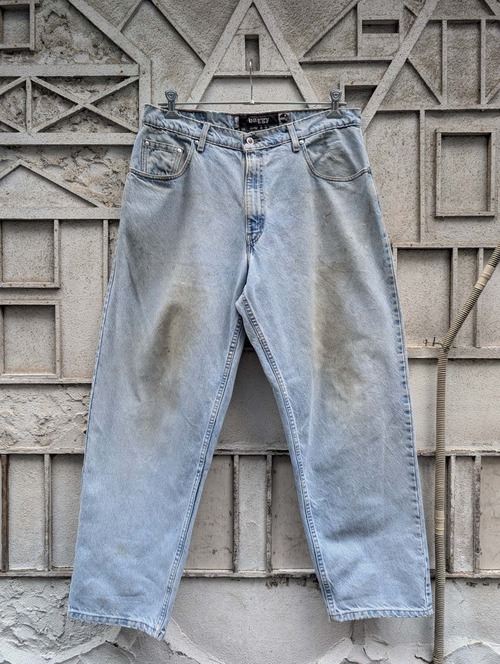 "LEVI’S SILVER TAB" baggy denim pants / made in USA