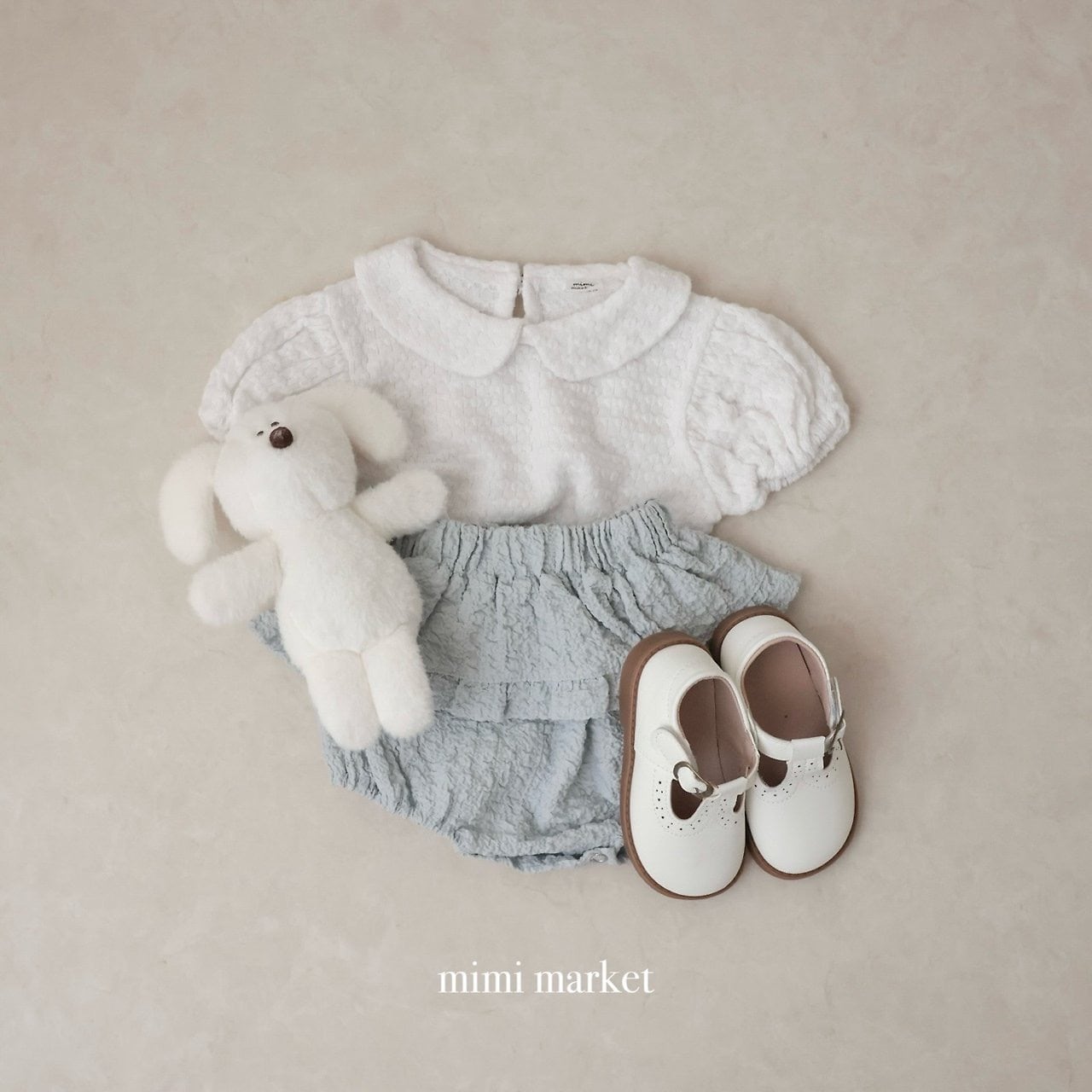 【即納/80size】ニットパフTシャツ/  mimimarket