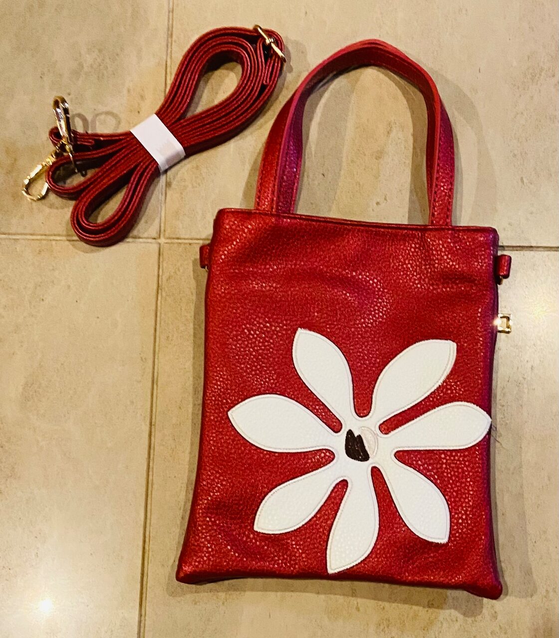 希少・美品】プラダ ハンドバッグ ワンショルダー レザー 三角ロゴ 桜 