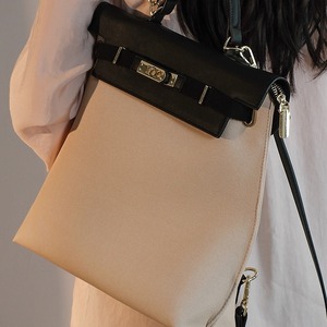 buckle bicolor bag(2color)＜b1568＞