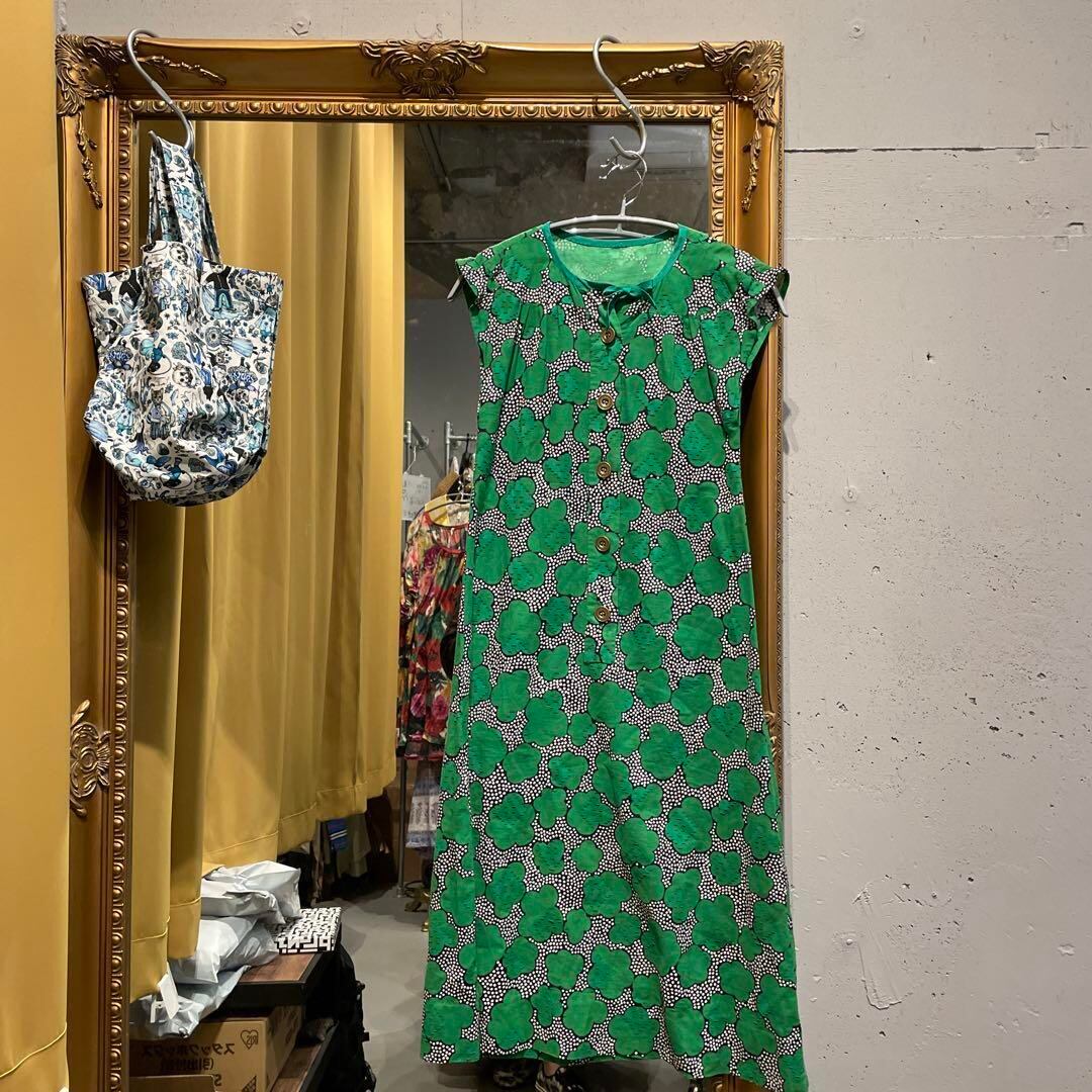 44 Harrods ハロッズ ビーズ スパンコール 総柄 カーディガン
