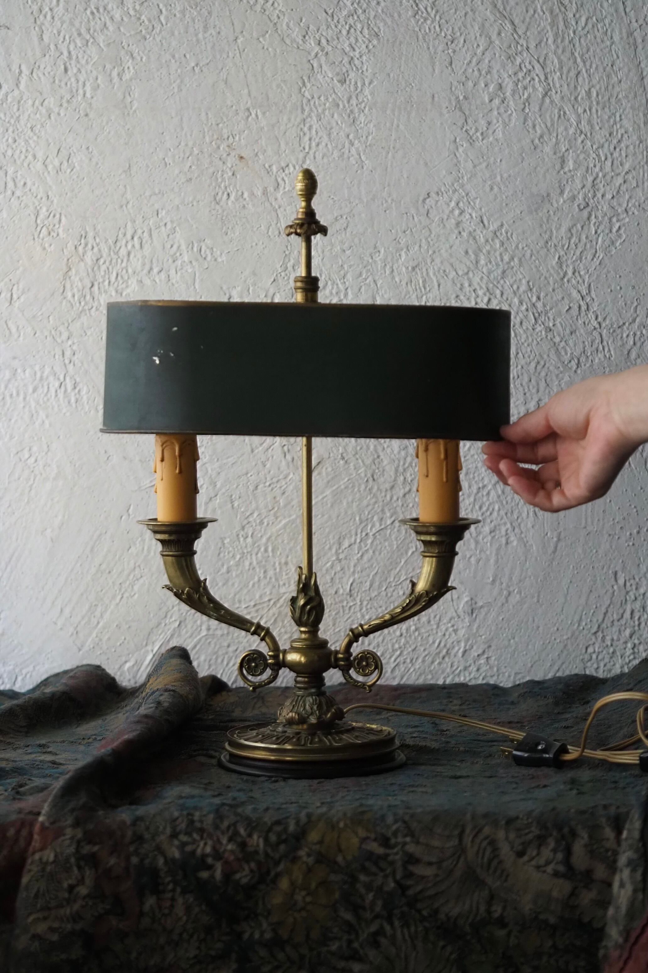 フランス ブイヨットランプ-antique french stand lamp | アンティーク