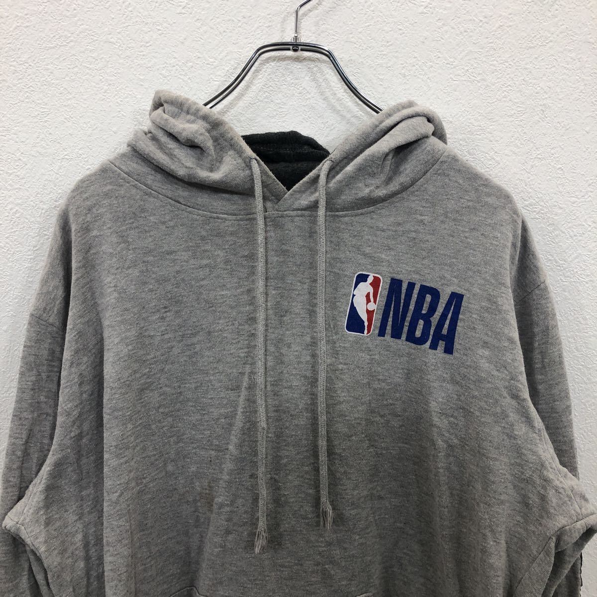 NBA ロゴスウェット Lサイズ エヌビーエー グレー スウェット