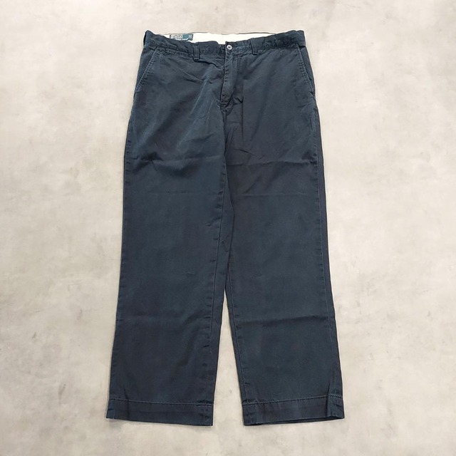 ポロバイ ラルフローレン W36 ポロチノ チノパン プレストン 紺 16660