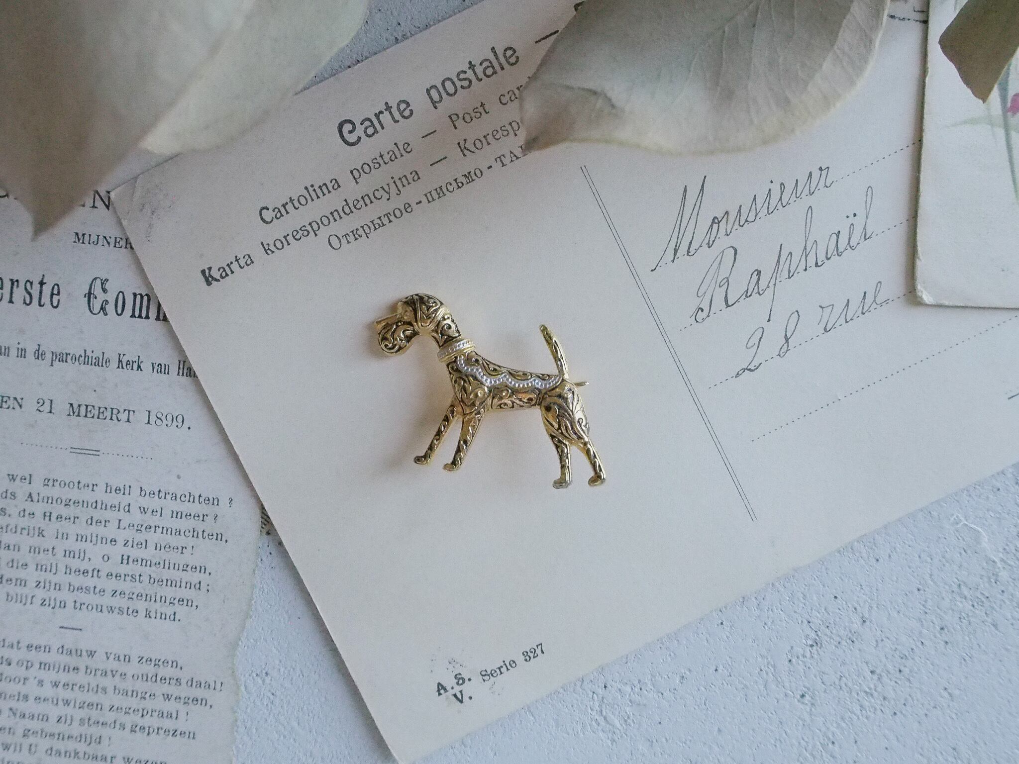 希少・美品】Panetta パネッタ アニマルモチーフ ブローチ パンサー