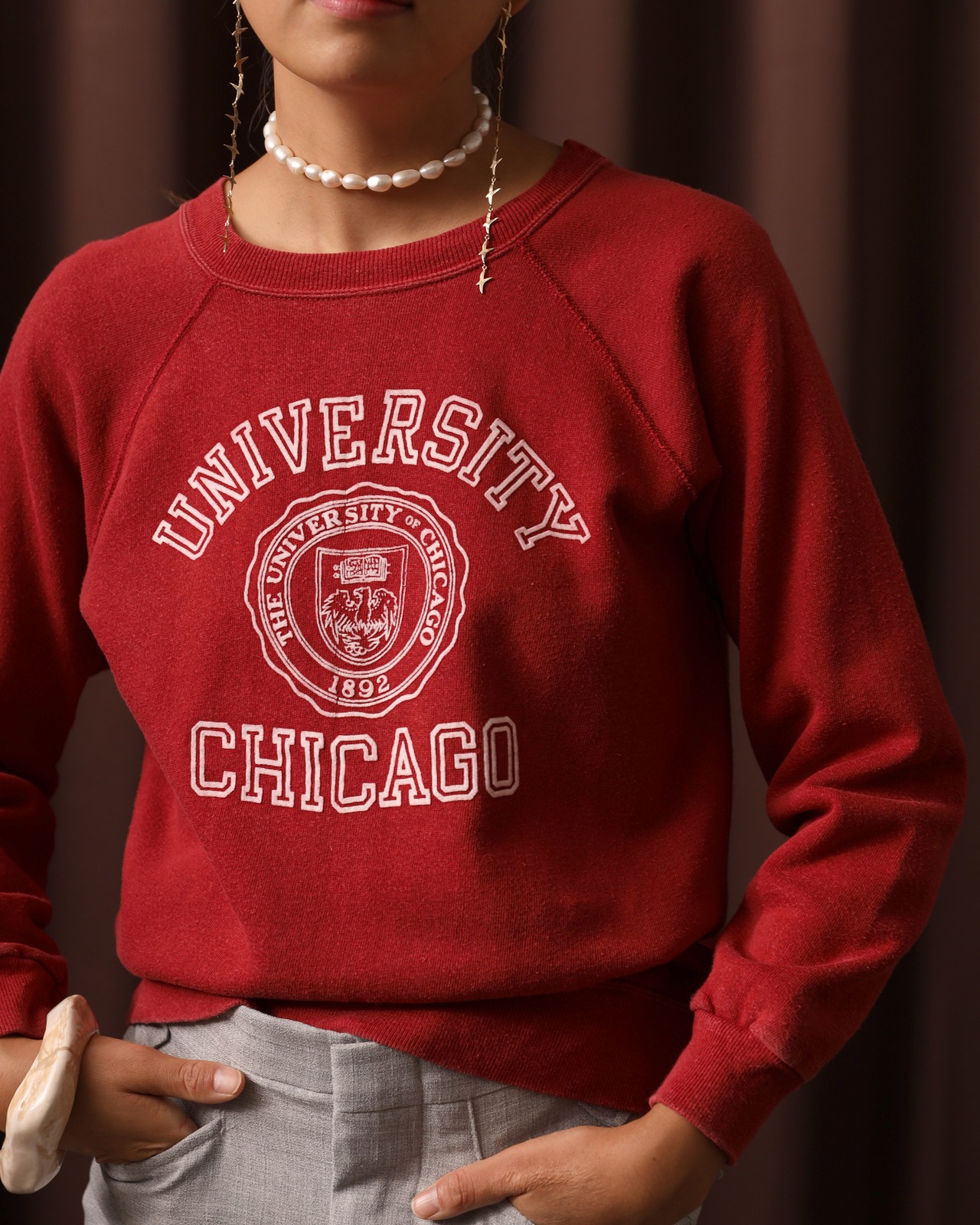 1980's Univ. Chicago  / Sweat Shirt