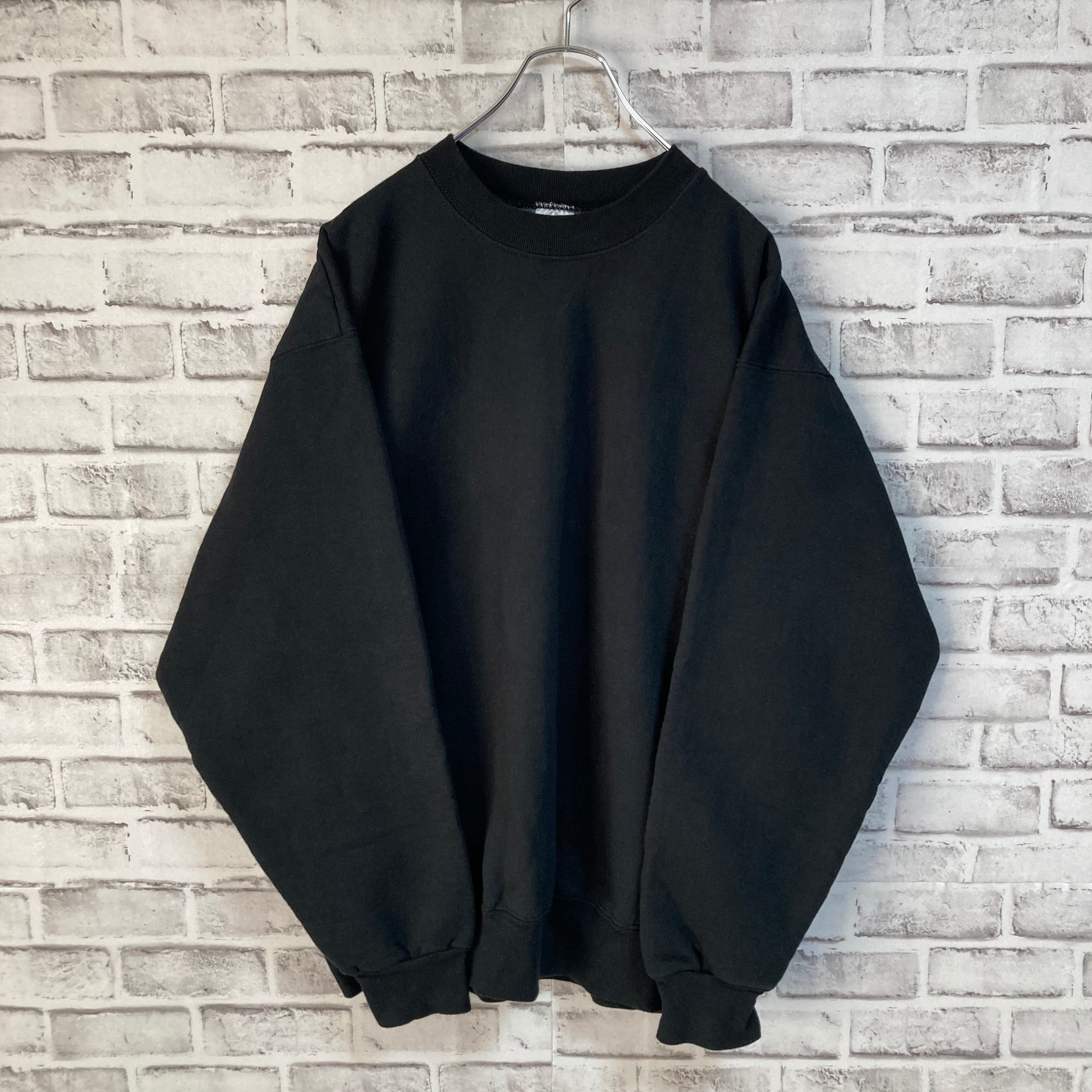 【FRUIT OF THE LOOM】L/S Sweat L Made in USA 90s “SUPER COTTON” 無地 スウェット  トレーナー USA製 ヘビーコットン ヘビーオンス 厚手 ビッグシルエット 太アーム アメリカ製 USA 古着