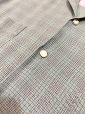60s Unknown RAYON OPEN COLLAR SHIRT Size M程