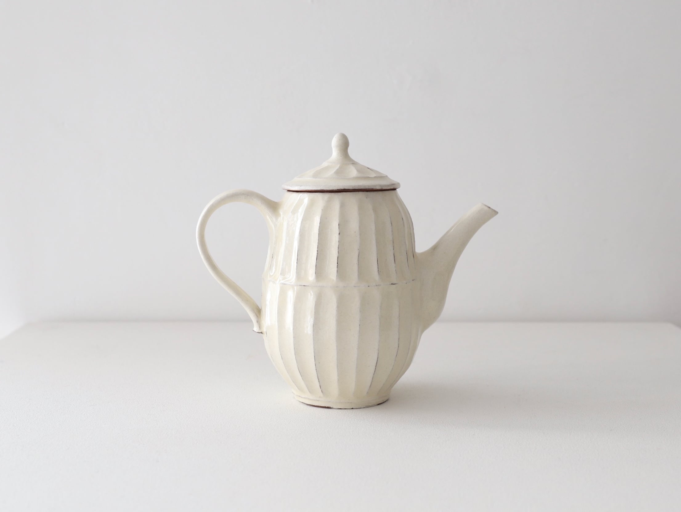 新品！後藤義国 しのぎポット急須 梅皿 カップ5点セット 後藤義国 鎬 ポット | Galerie NUAGE
